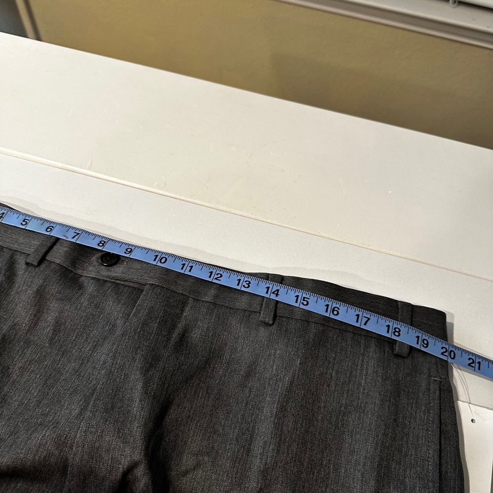 Brooks Brothers Madison Fit Charcoal Grey Wool Blend Dress Pants 40x30 NWT - Picture 8 of 9